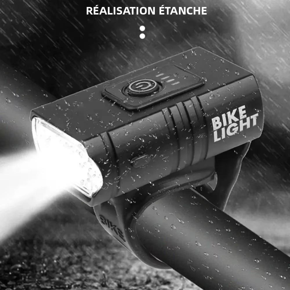 Lumière de vélo lampe de poche de cyclisme équipement nuit équitation route VTT