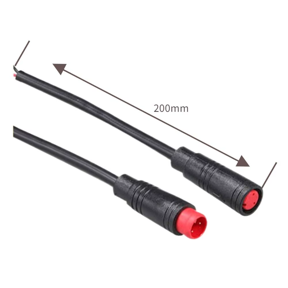 Accessoires de vélo électrique noirs
