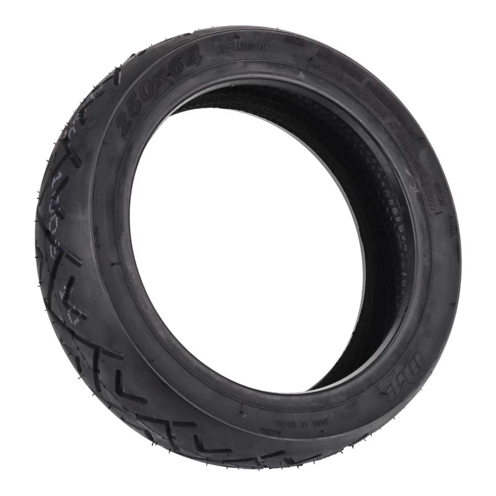 Pneu tubeless Ulip City Road 250*64 pour trottinette électrique Xiaomi 4 Ultra 4 Lite 10 pouces 250x64