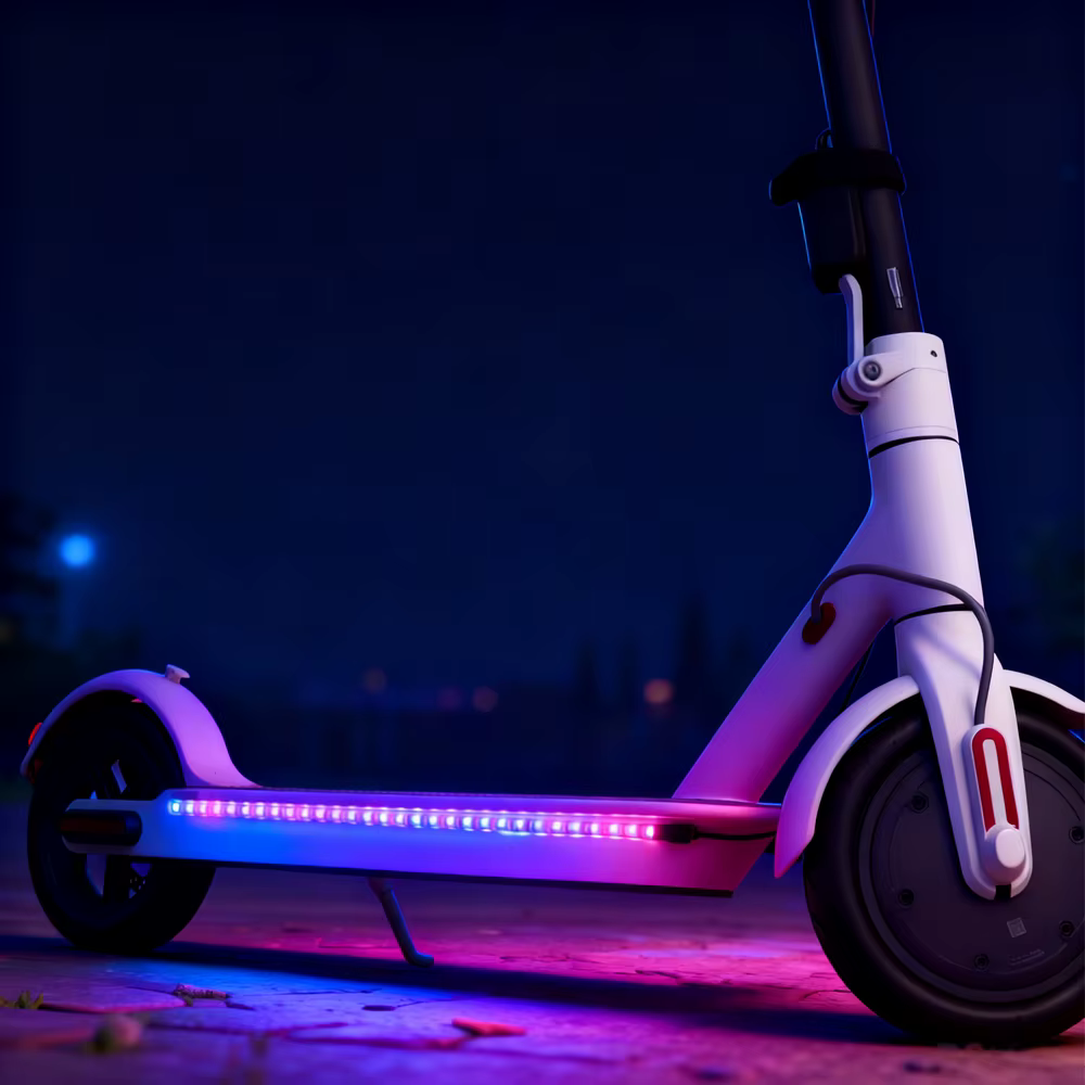 Bande lumineuse LED de sécurité pour scooter