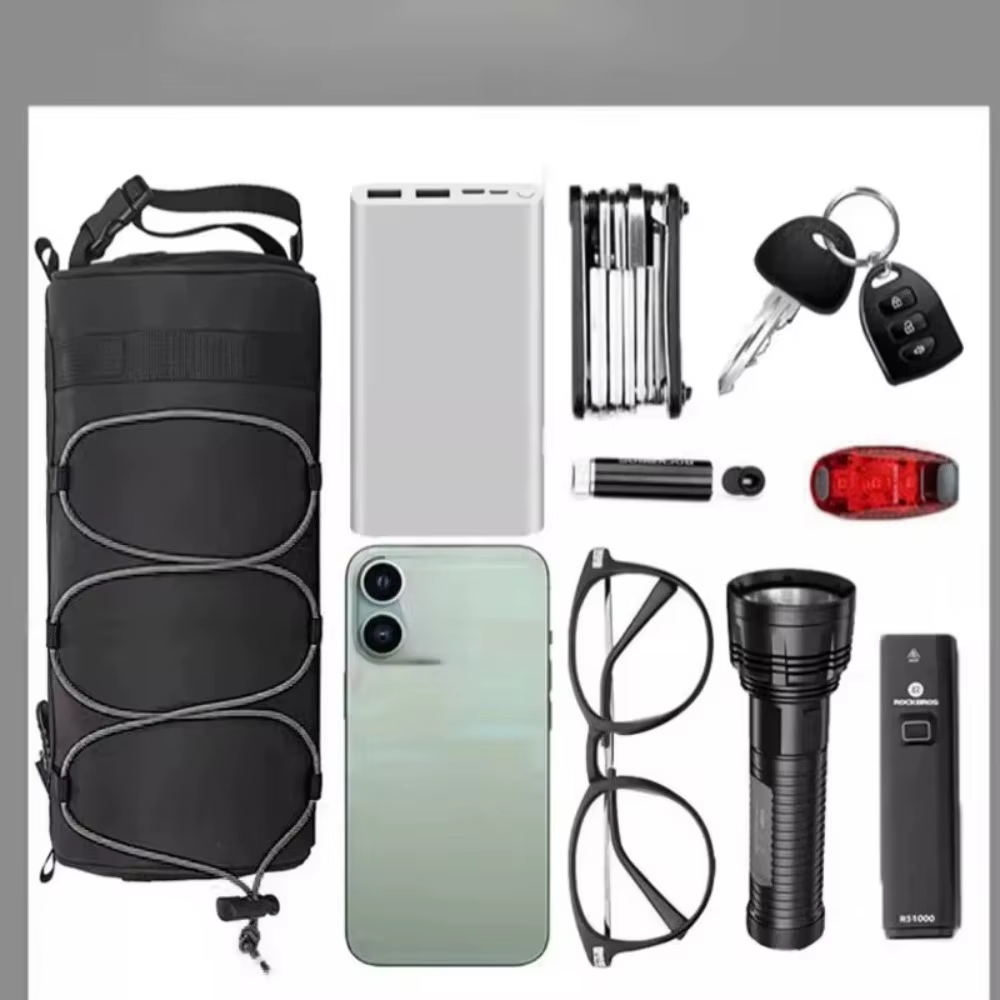 Sac de cadre de vélo 24x12x12cm-stockage de cyclisme étanche pour vélos vtt/route