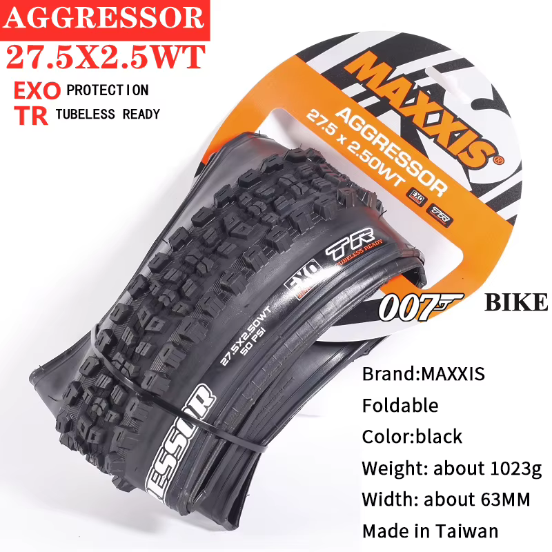 1 pièce MAXXIS 29 AGGRESSOR vélo 26X2.3 27.5X2.3/2.5 29X2.3 29*2.5 EXO Protection TR Tubeless 29er pliant vtt VTT pneu
