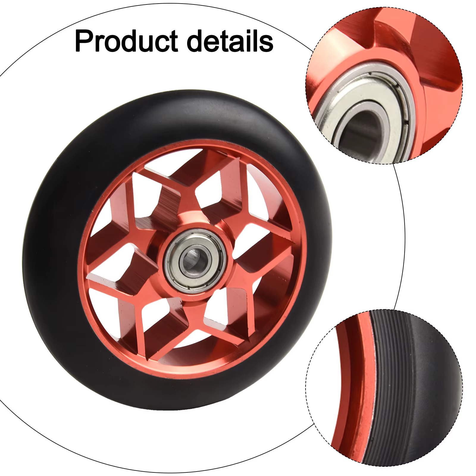 1pc 110mm roues de Scooter cascadeur