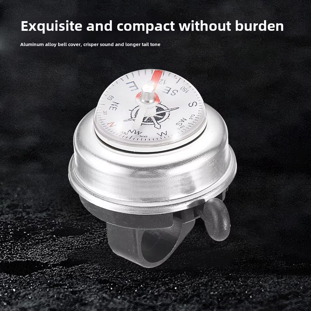 Cloche de vélo cloche de boussole de vélo de montagne cloche de klaxon de vélo accessoires de buggy de vélo pour enfants accesorios bicicleta y piezas