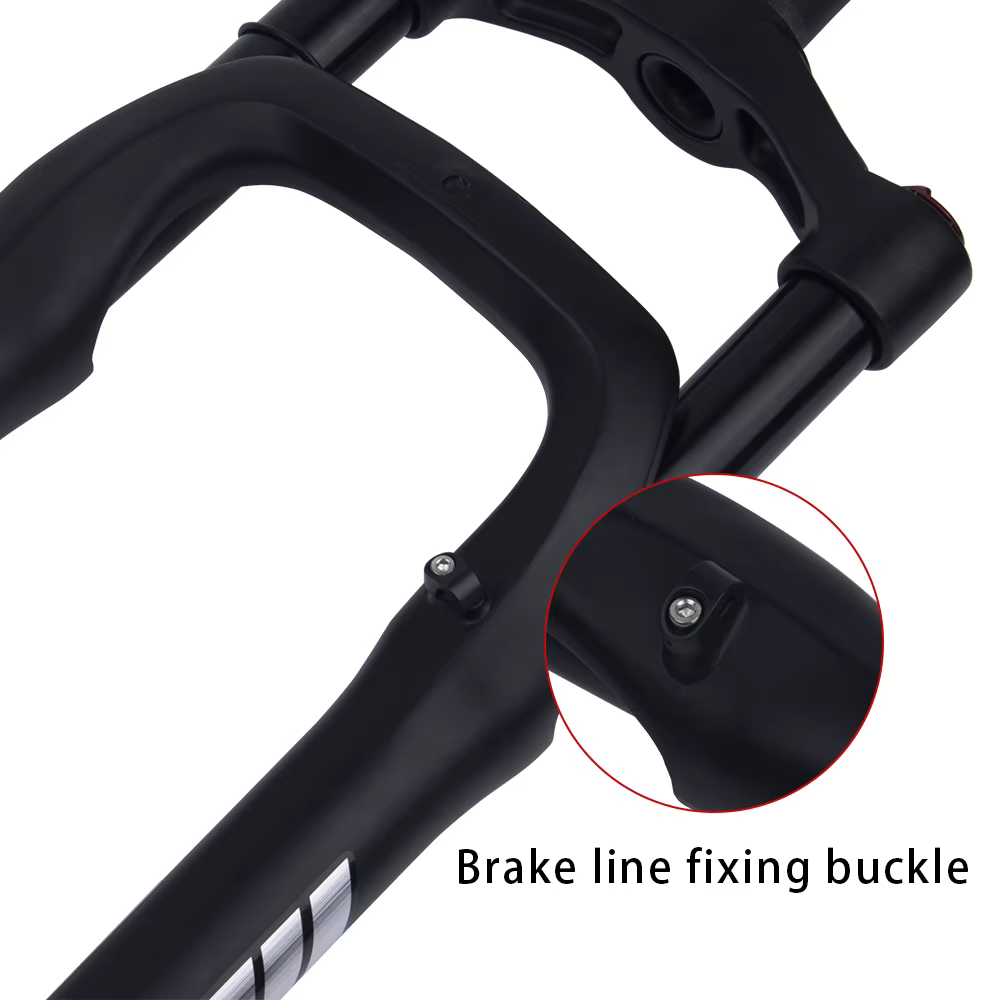 BOLANY fourche de vélo de neige vtt 26 pouces voyage 120mm alliage d'aluminium