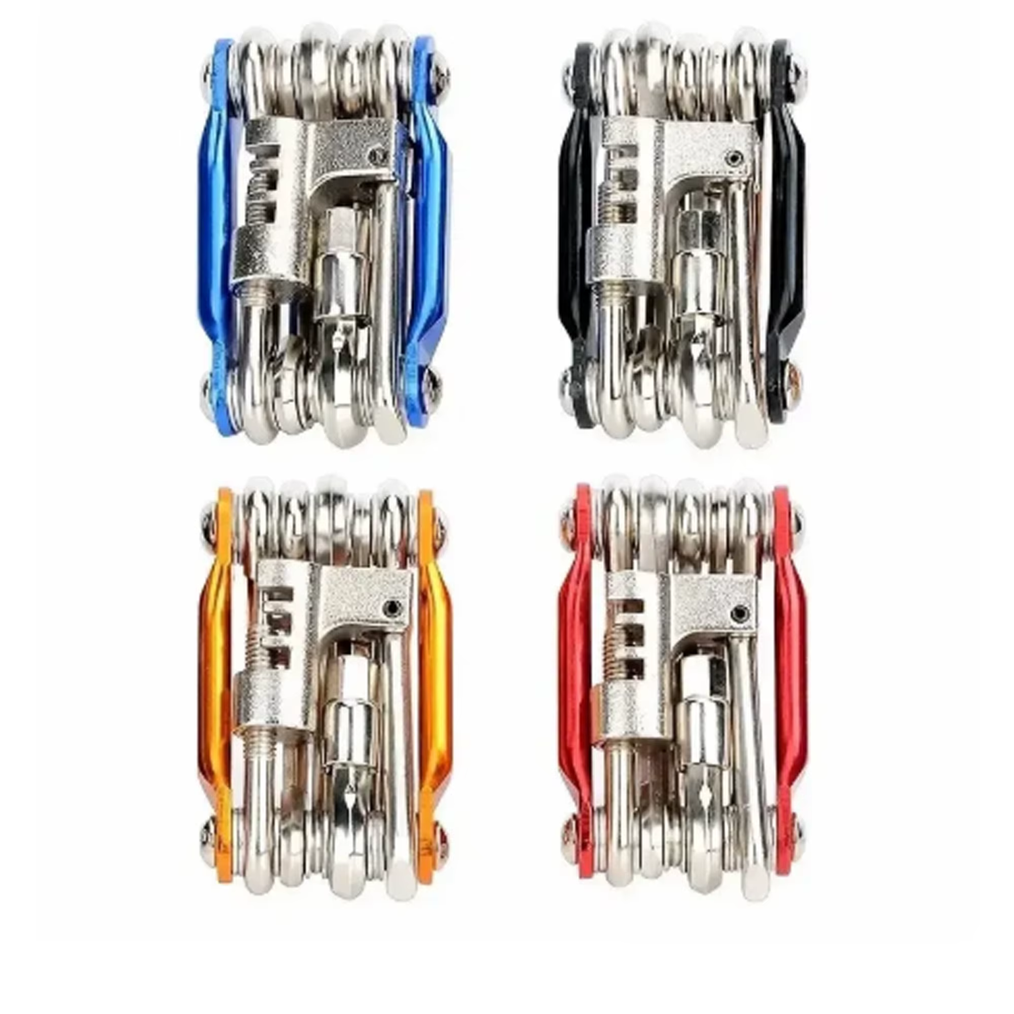 Kit d'outils de réparation de vélo multifonctionnel portable 11 en 1 pour le cyclisme en plein air*