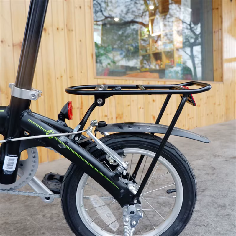 Bagage de vélo pliant en alliage d'aluminium