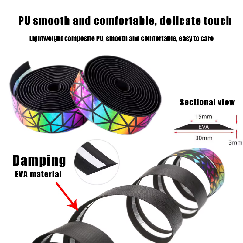 CYDY vélo guidon bande coloré PU + EVA cyclisme