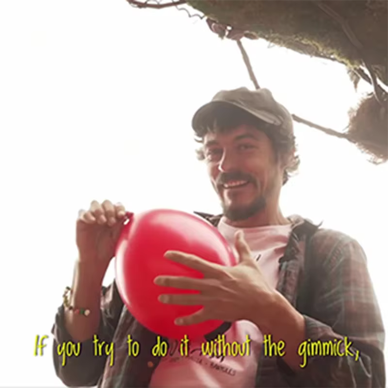 Langue attachée par Mario Lopez tours de magie gros plan Illusions Gimmicks mentalisme accessoires de comédie noeud le ballon avec langue Magia