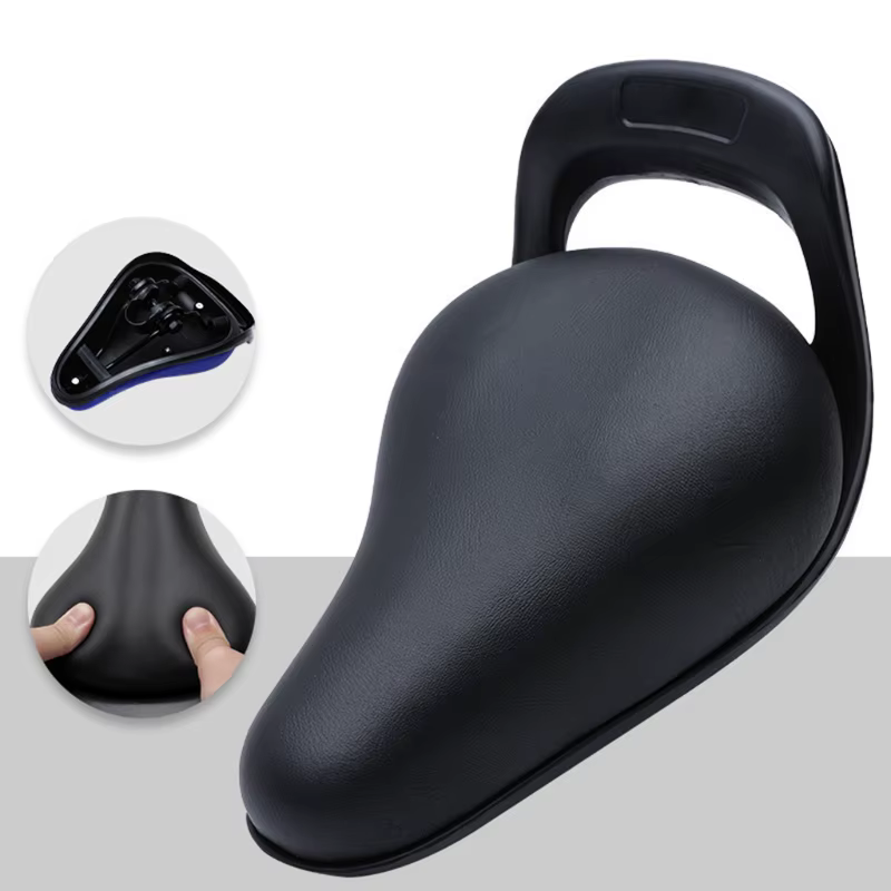 Selle de vélo en cuir PU pour enfants, souple, confortable, étanche, pour vtt