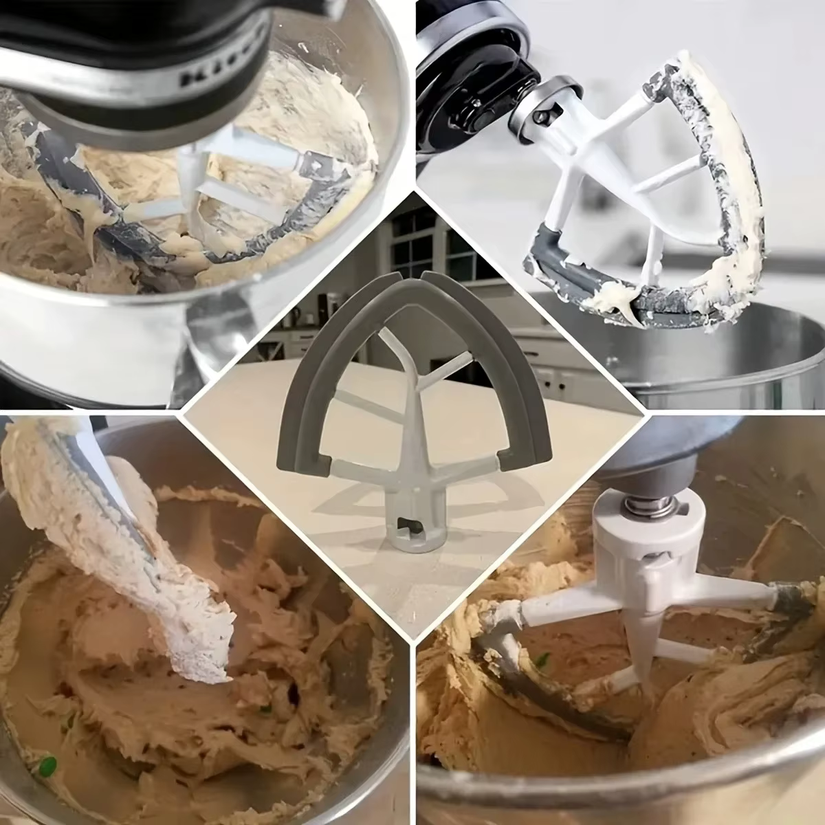 Accessoires en silicone de 4,5 à 5 pouces compatibles avec le batteur sur socle inclinable KitchenAid pour améliorer votre expérience de pâtisserie