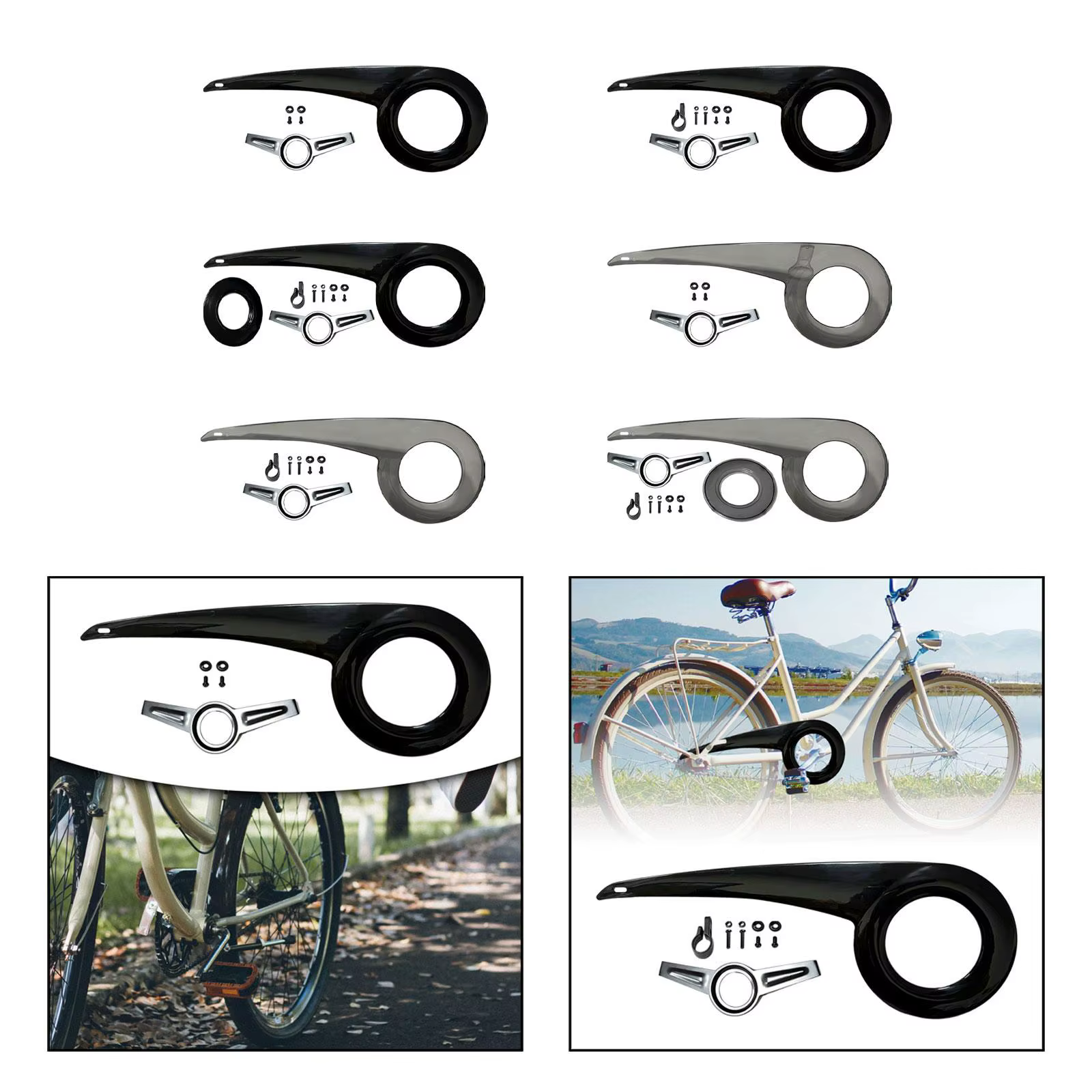 Housse de protection universelle pour chaîne de vélo