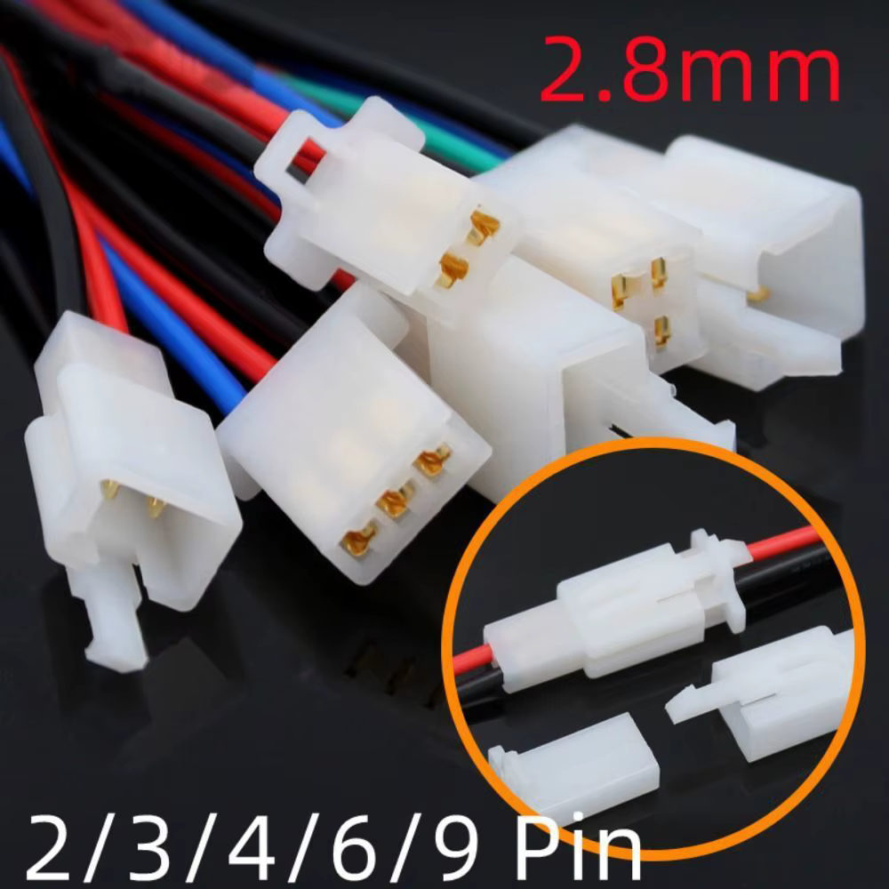 Connexion moto Ebike Terminal prise Kits mâle femelle câble automobile fil électrique