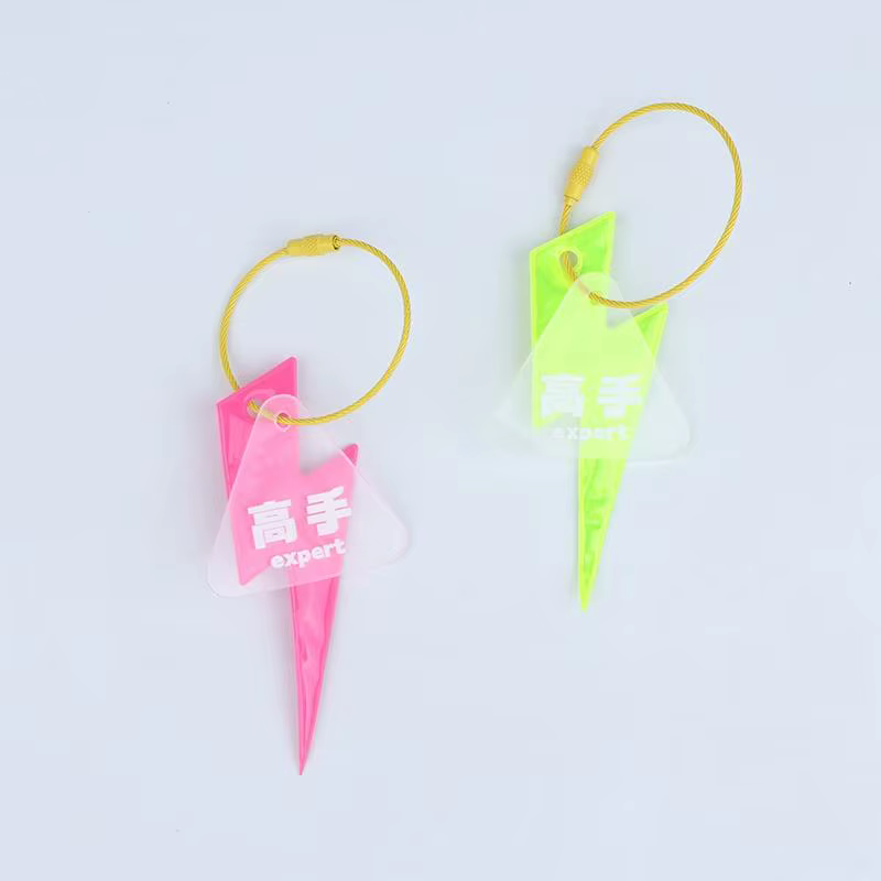 Pendentif réfléchissant pour vélo, avertissement de sécurité pour la conduite en extérieur, pendentif éclair haute visibilité, durable, universel pour vélo de route