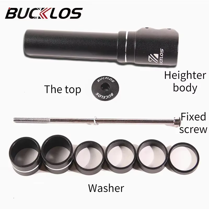 BUCKLOS tige de fourche de vélo montée jusqu'à 115mm 180mm 210mm