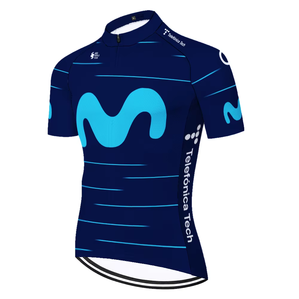 Movistar maillot de cyclisme course abbigliamento ciclismo estivo 2026 séchage rapide