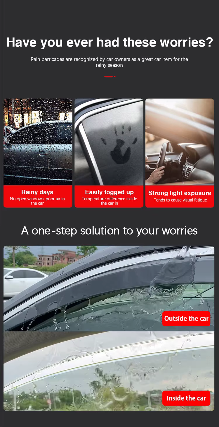 Déflecteurs de voiture pour Peugeot 2008, accessoires 2022, 2021, 2020, 2023, P24, 4X, auvent à sourcils, soleil, pluie, fumée, accessoires