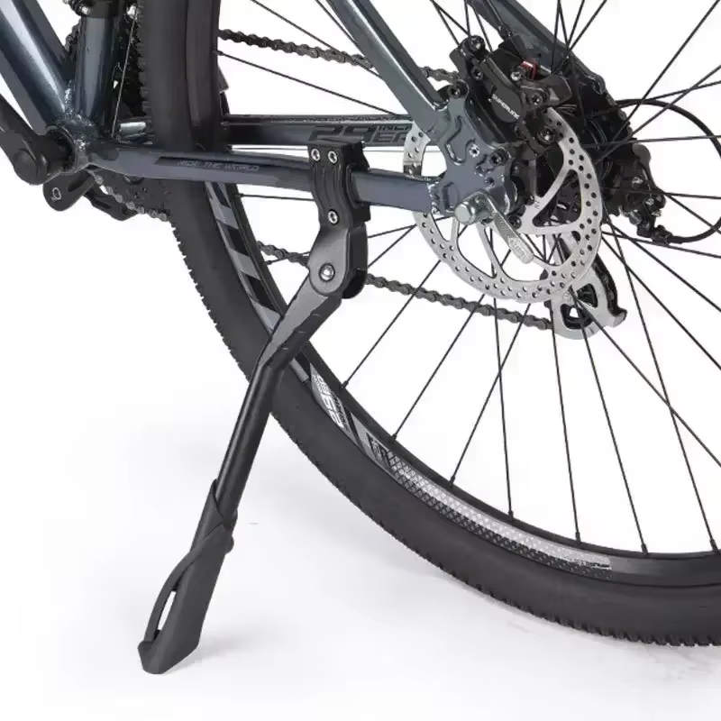 Béquille de vélo réglable en alliage d'aluminium