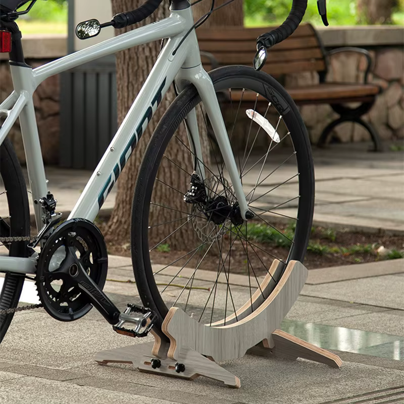 Affichage de vélo en bois massif T1