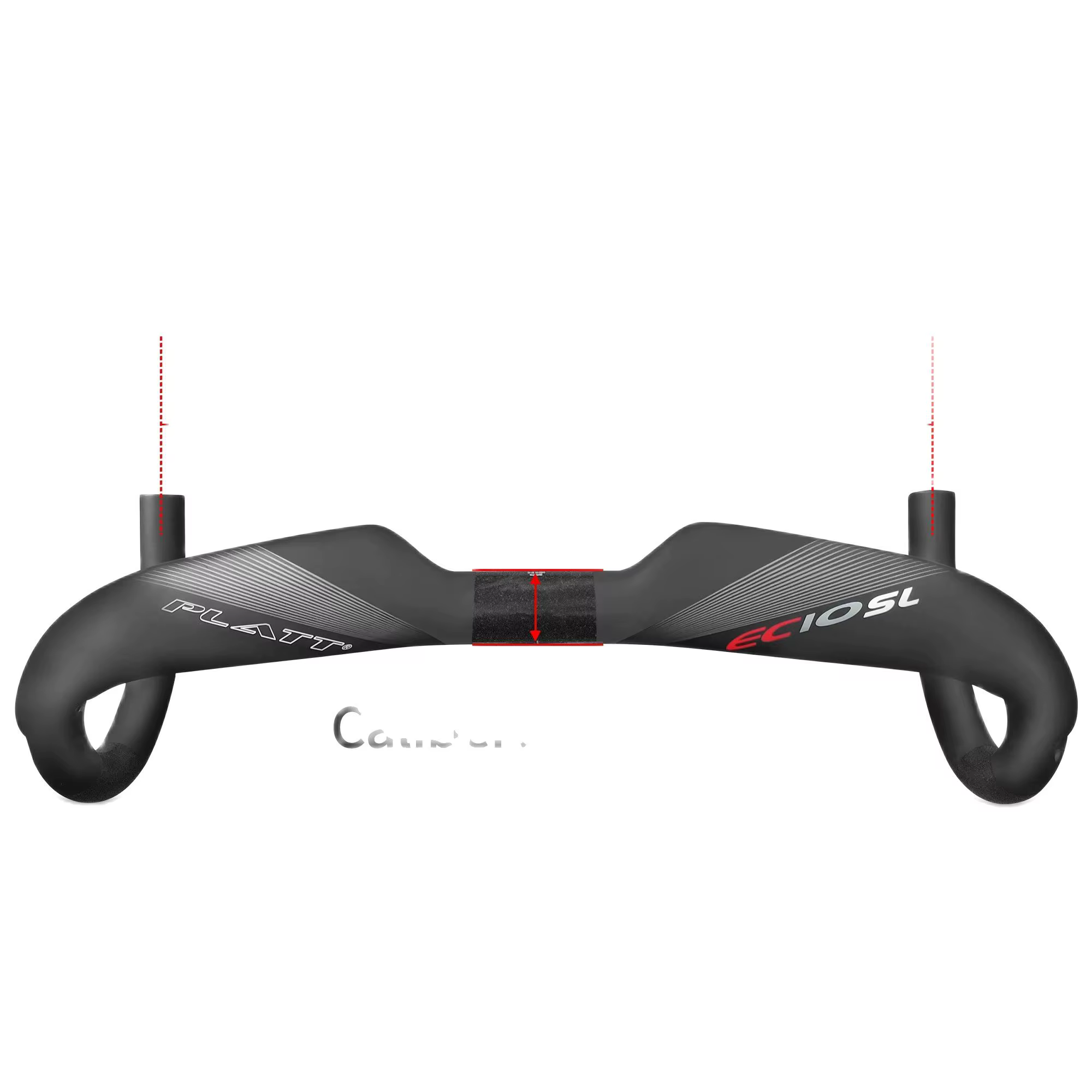 Guidon de vélo de route en carbone 400/420/440 mm