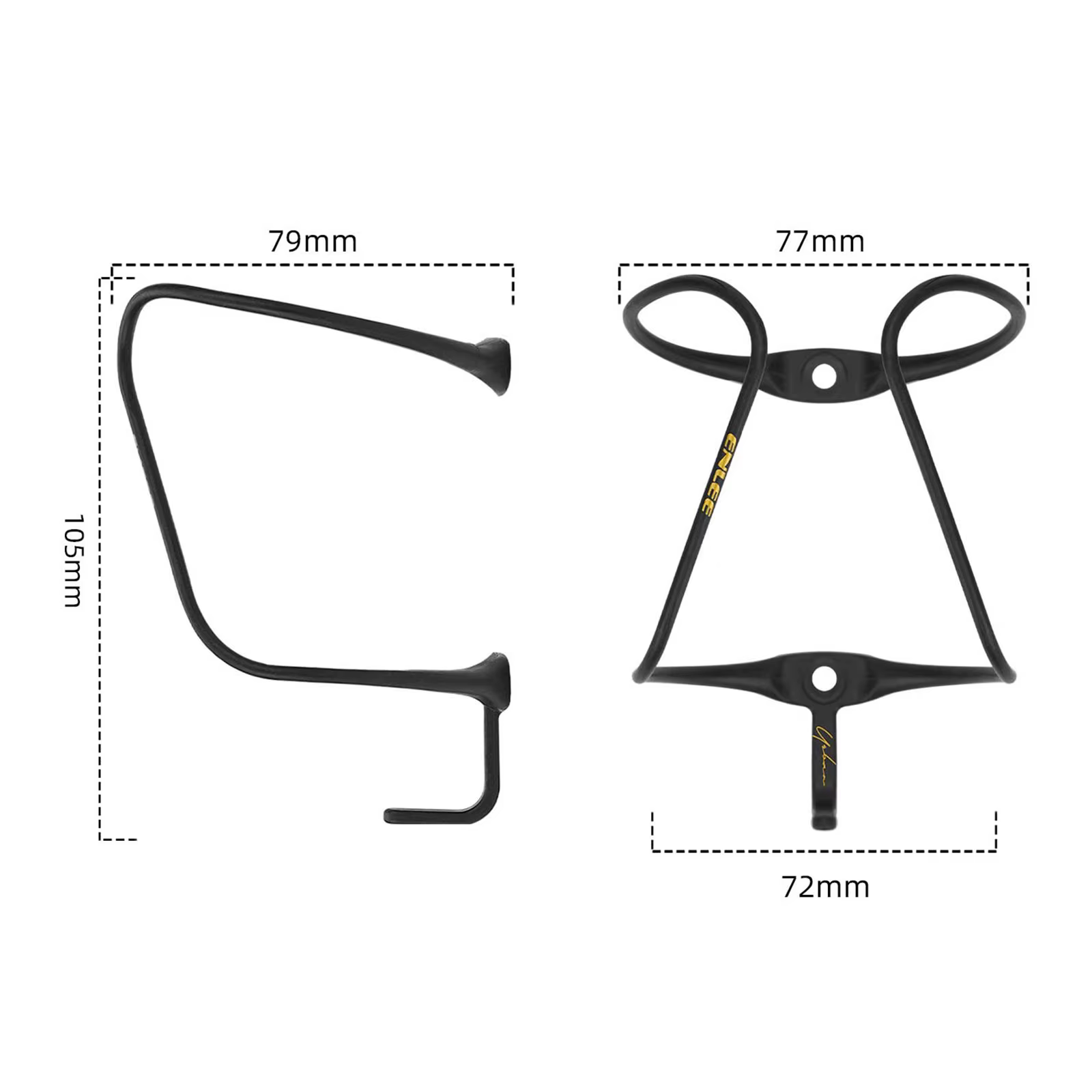 Porte-bouteille de vélo ultra léger en fibre de carbone haute performance pour vélos de route
