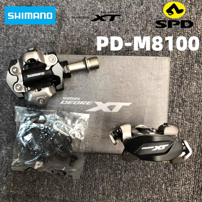 Pédales SPD double face Shimano XT Series PD-M8100 pour le cyclisme de cross-country