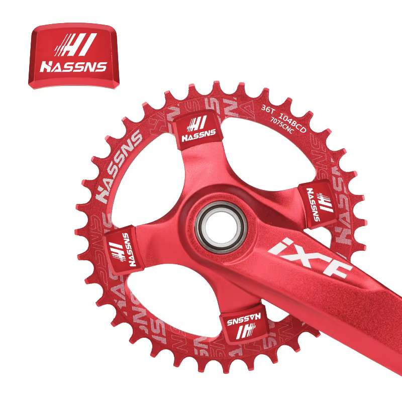 HASSNS vtt plateau boulons pignon de vélo vis carrée Rotor pédalier bougie Pe boulon couronne VTT plats vis cyclisme