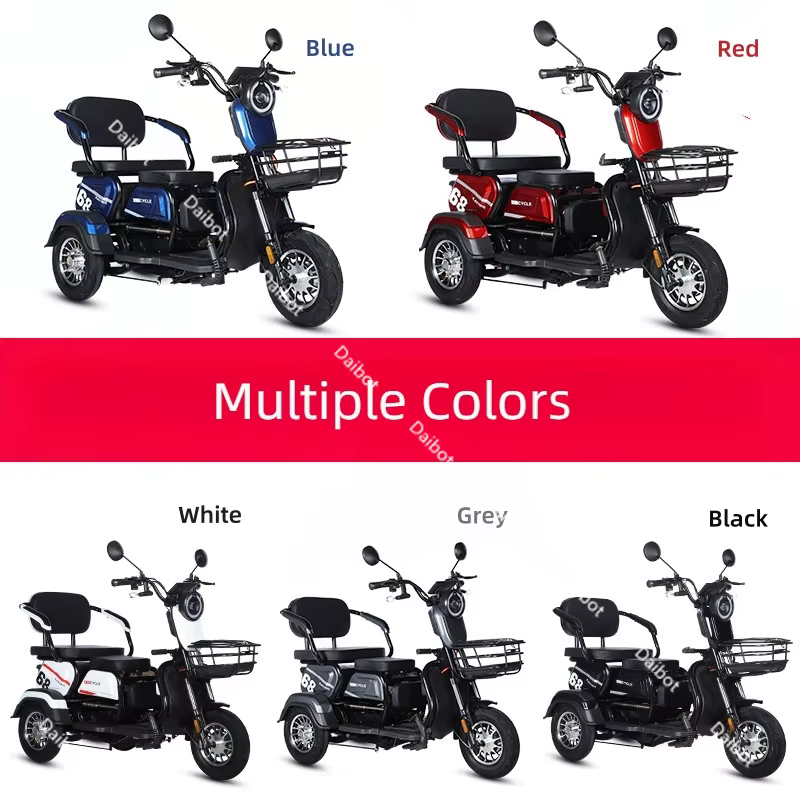 Tricycle électrique adulte 48V 600W