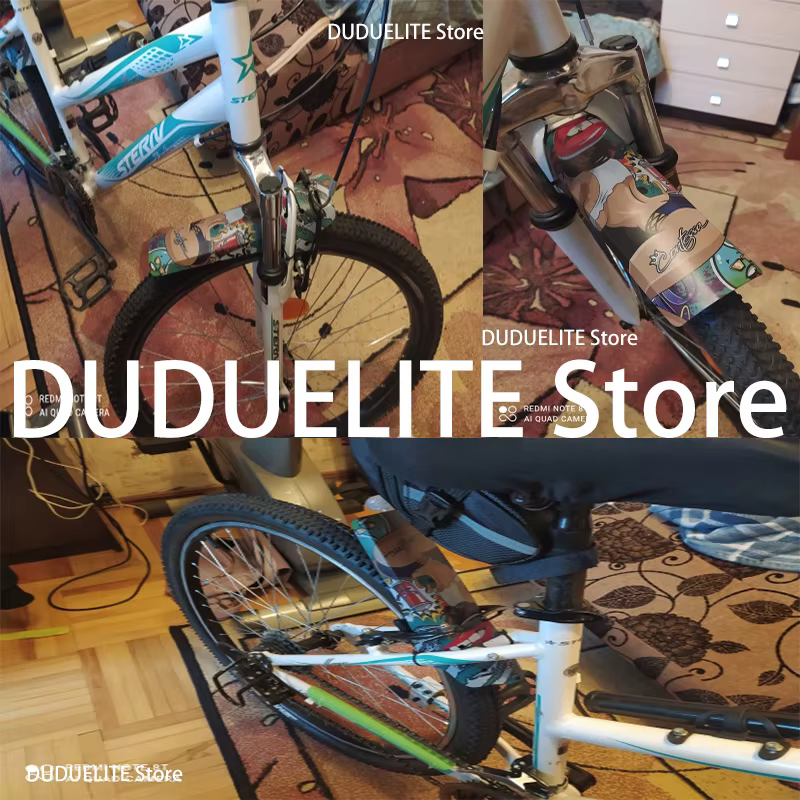 ENLEE garde-boue de vélo couleur Fiber de carbone roue de pneu avant/arrière