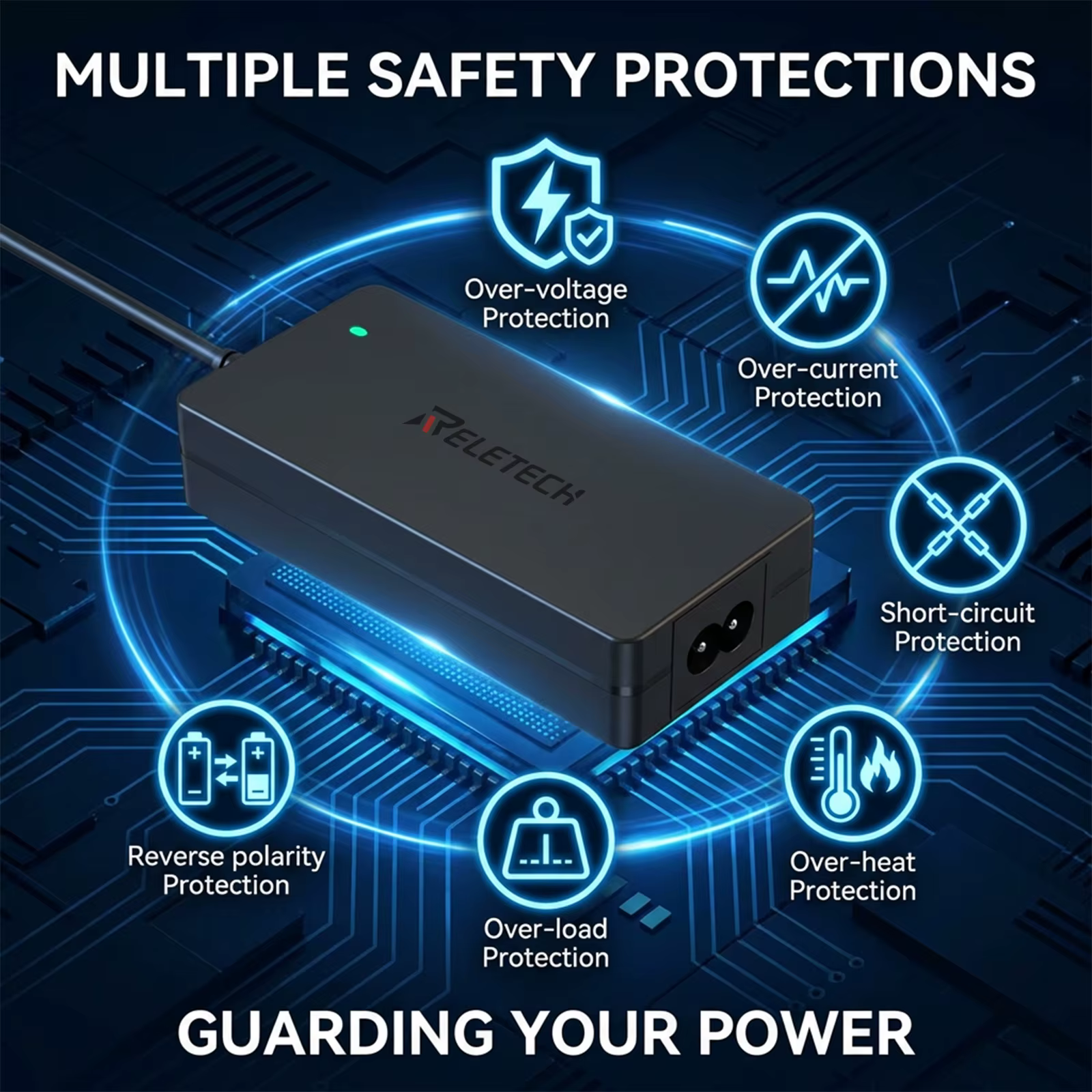Chargeur de batterie lithium pour vélo électrique 54