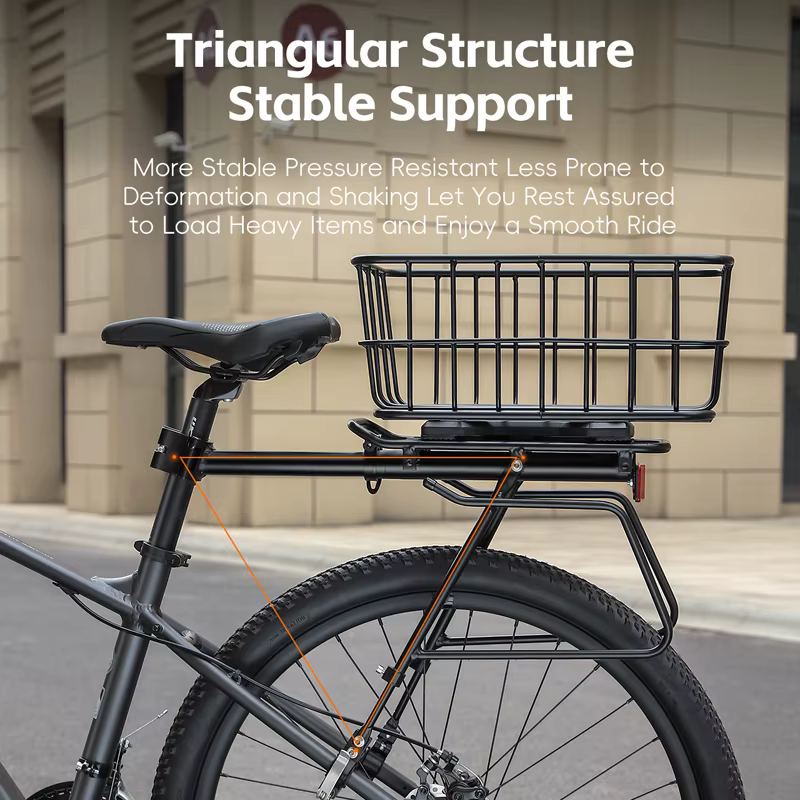 WEST BIKING – panier arrière de vélo de grande capacité