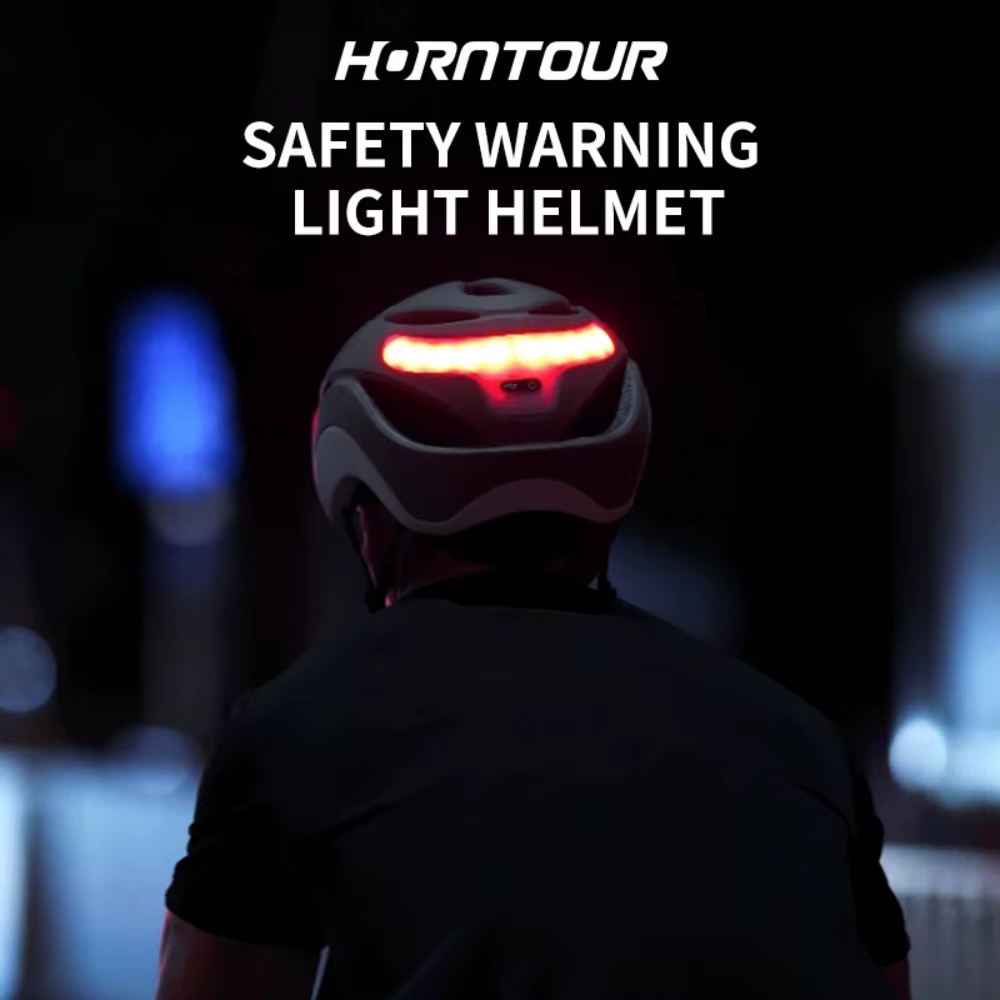 Horntour 2025 casque de vélo lumières de conduite