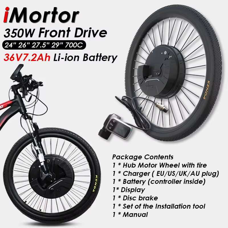 Kit de conversion de vélo électrique intégré avec batterie