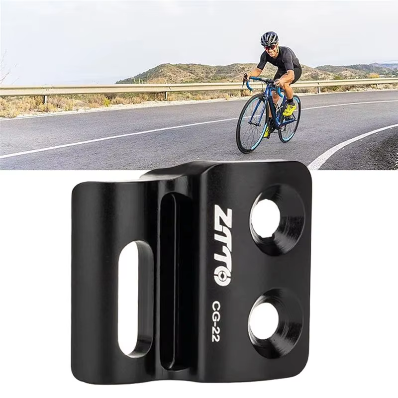ZTTO Patte de dérailleur avant en alliage d'aluminium compatible cadre carbone fixation directe pour vélos de gravier