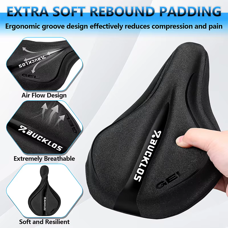 Housse de selle de vélo BUCKLOS en silicone