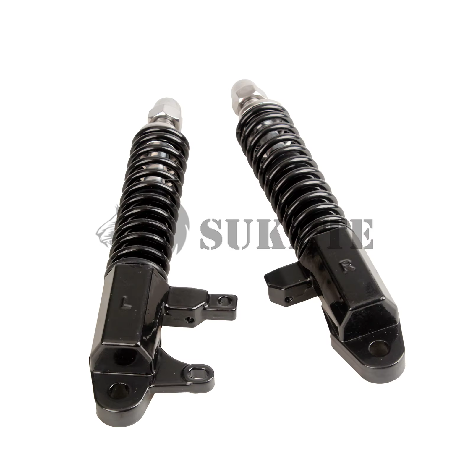 Amortisseur 10 pouces Scooter électrique fourche avant choc hydraulique roue antichoc ressort rebond pour KuGoo M4 Pro