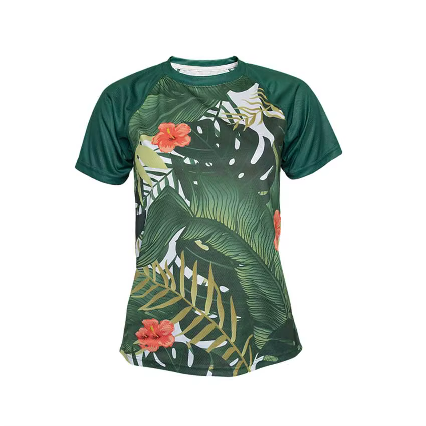 Maillot de cyclisme à manches courtes pour femmes