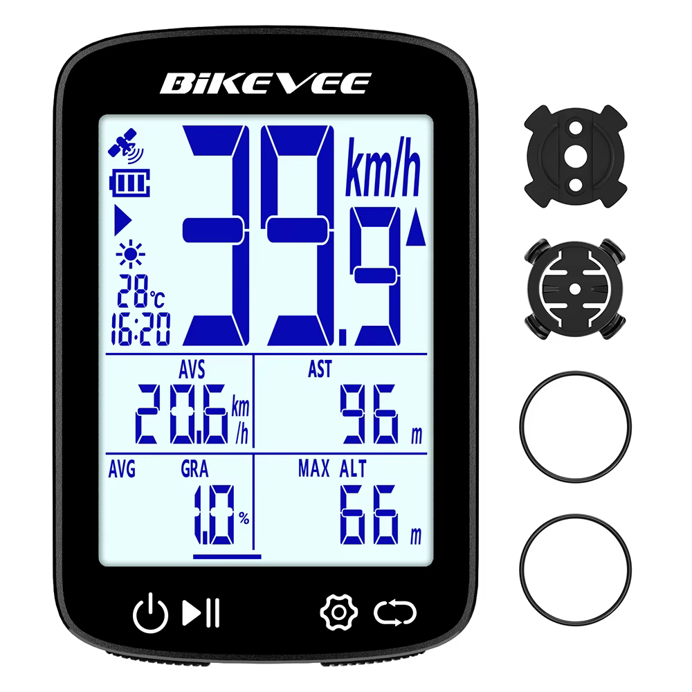 Ordinateur de vélo GPS rechargeable sans fil
