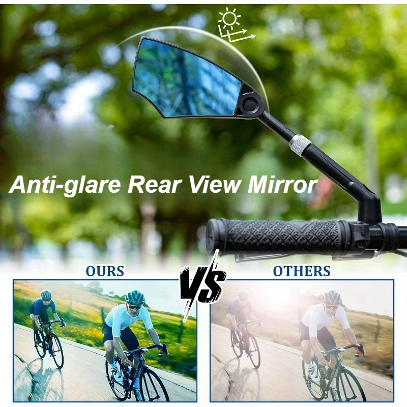 Rétroviseur de vélo 360 degrés réglable grand Angle clair ajustement vtt