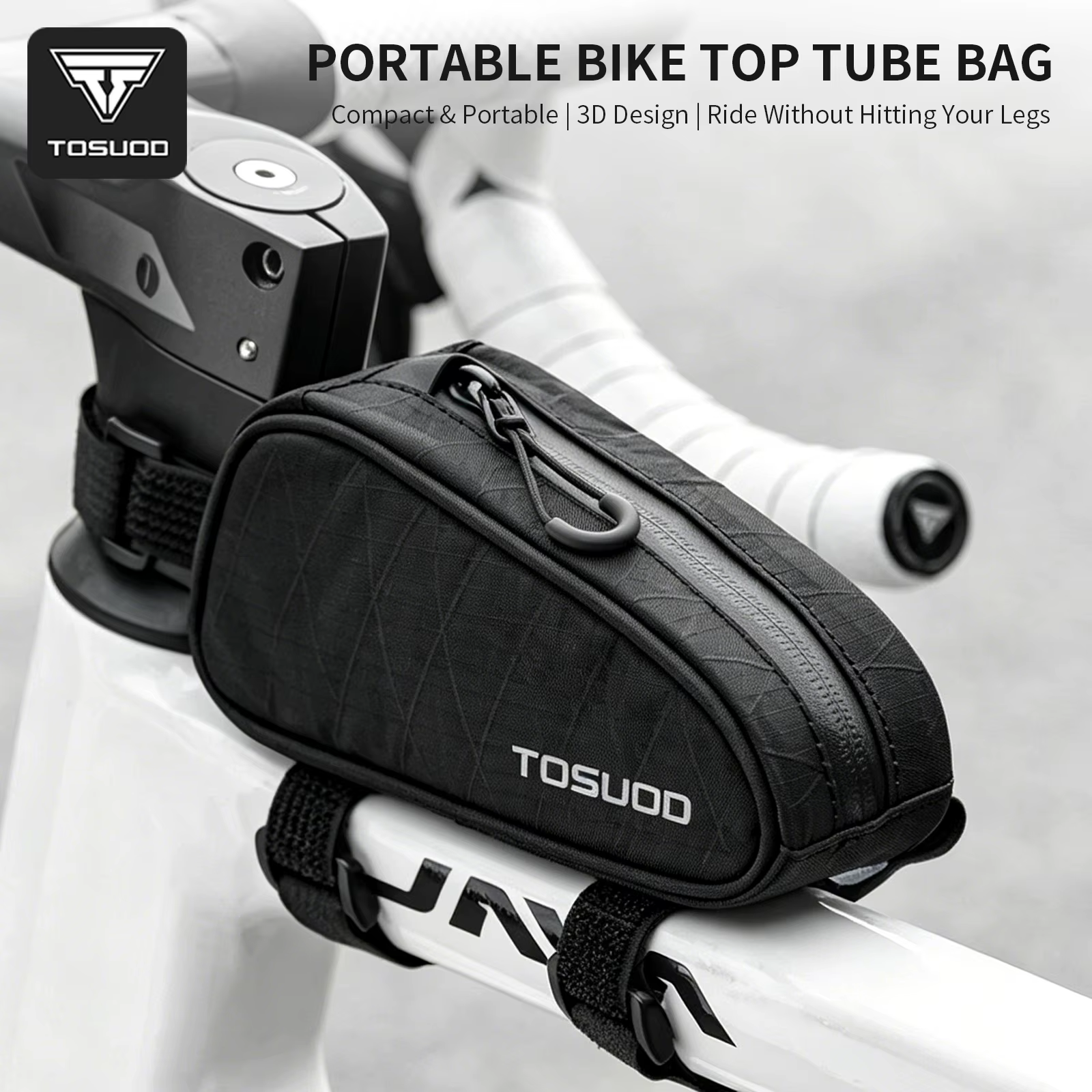 Sacoche de cadre portable TOSUOD pour VTT et vélo de route – Accessoire de cyclisme