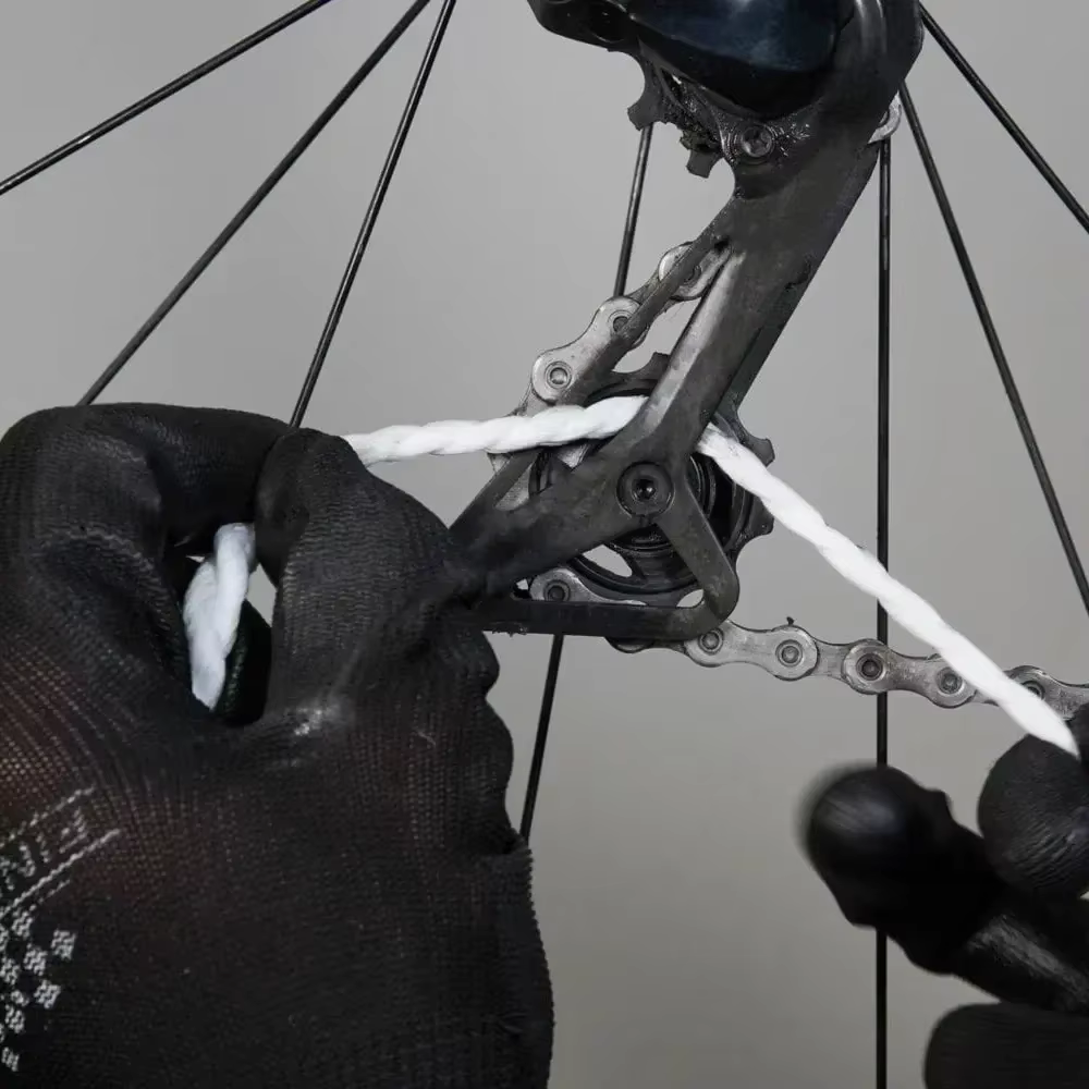 Cordon de nettoyage spécial pour cassette de vélo