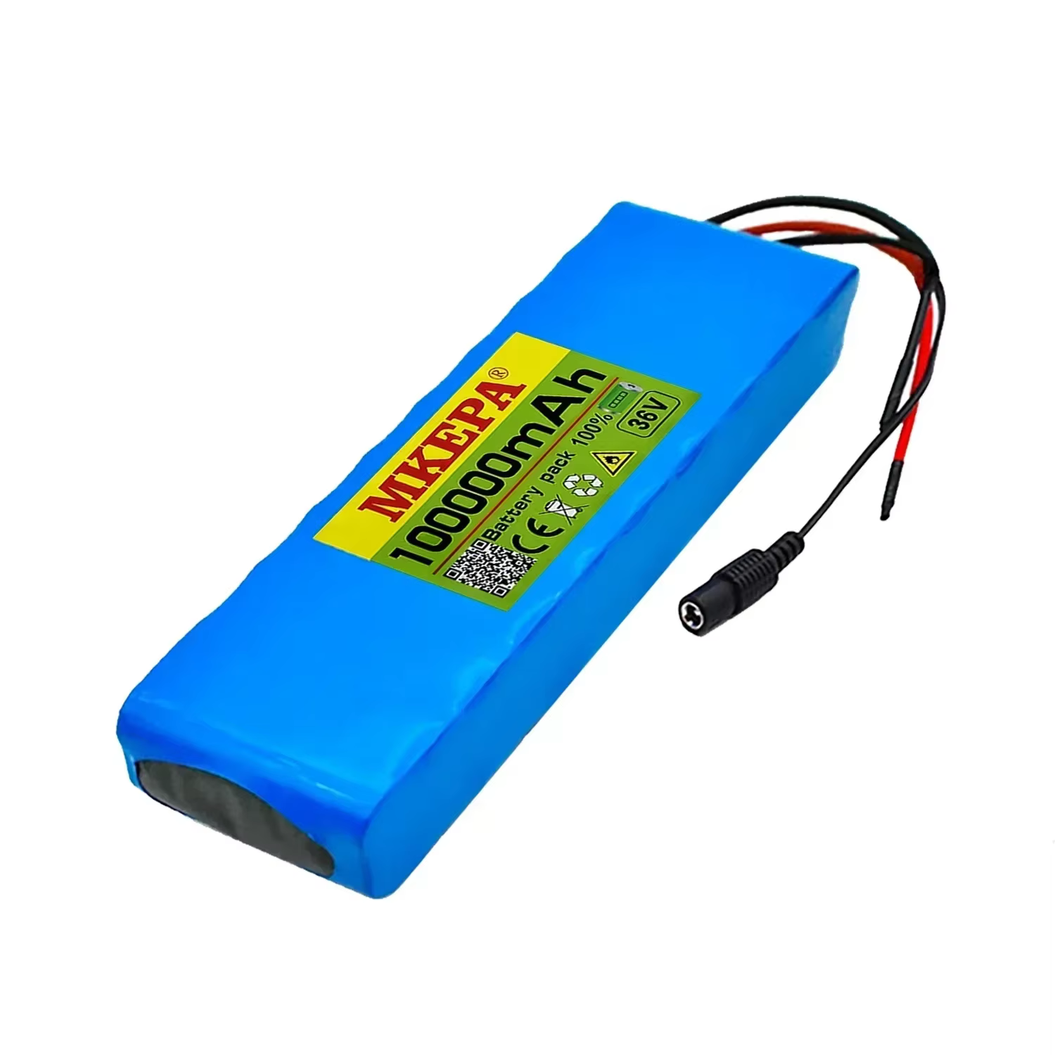 Batterie au lithium pour scooter électrique, 10S2P, 36V, 100000mAh, 500W