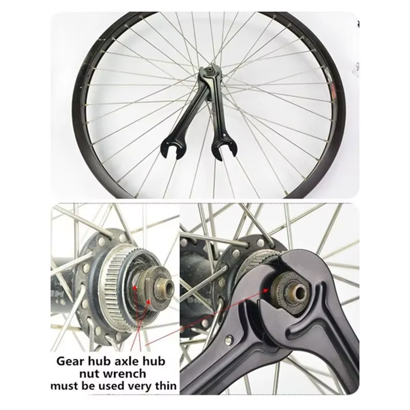 Clé de réparation de pédale de moyeu de vélo