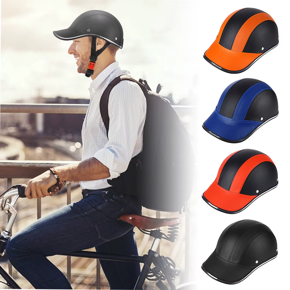 Sports de plein air cyclisme casque de sécurité casquette de Baseball chapeau pour moto vélo Scooter montagne route