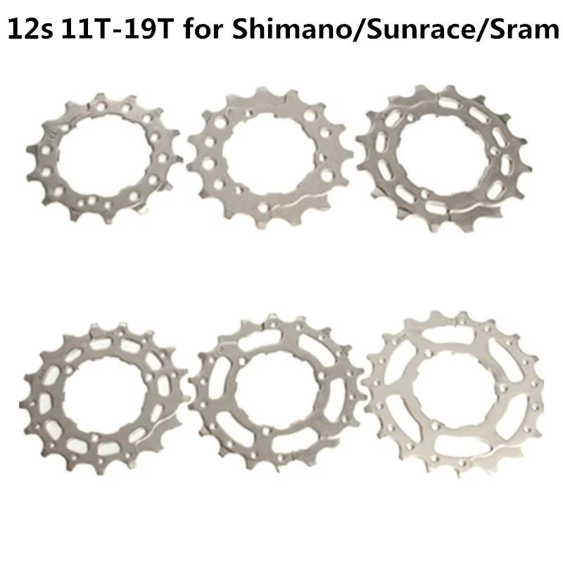 Pignon de volant d'inertie de Cassette de vélo de montagne de haute qualité 12 vitesses vtt 11T 12T 13T 15T 17T 21T 23T 25T convient à SHIMANO SRAM Sunrace