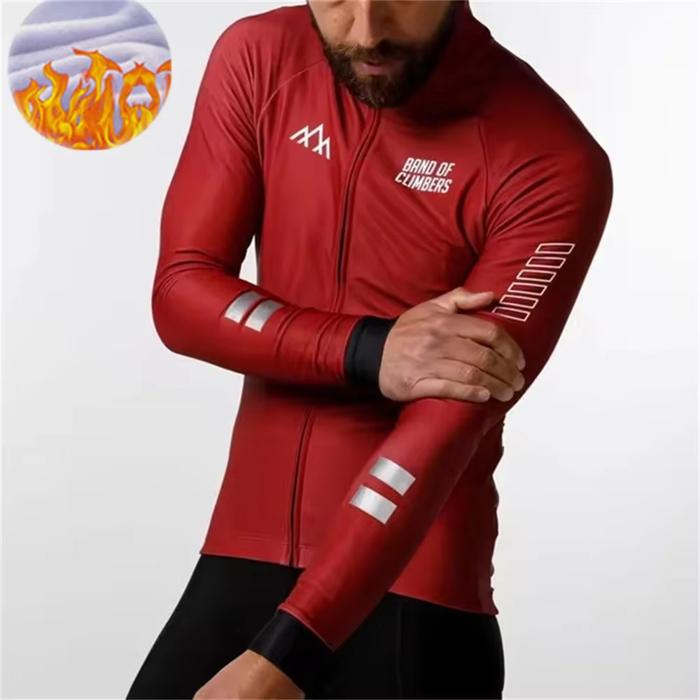 Veste d'hiver thermique en polaire pour hommes