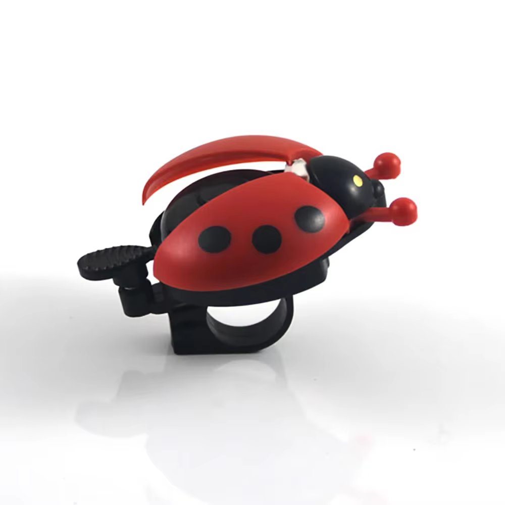 1PC vélo petite cloche dessin animé coccinelle cloches de cyclisme pour beaux enfants filles