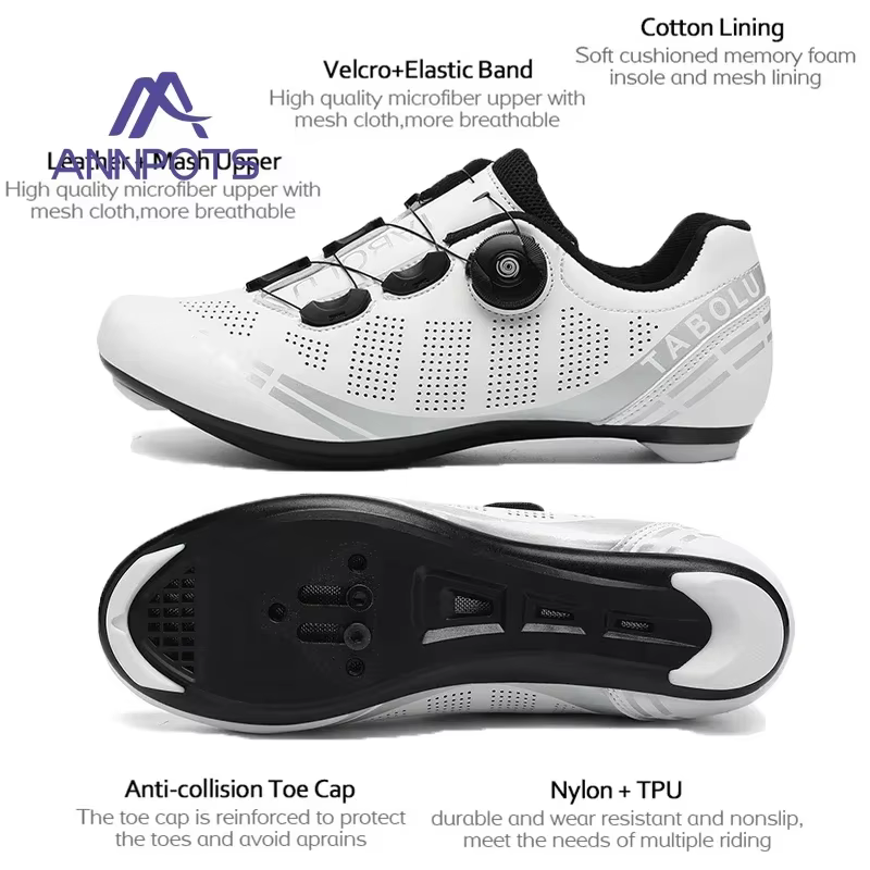 Chaussures de cyclisme professionnelles pour hommes et femmes