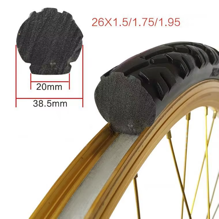 Pneu solide de vélo 20/24/26 pouces x1.50/1.95/1 3/8 pneus solides