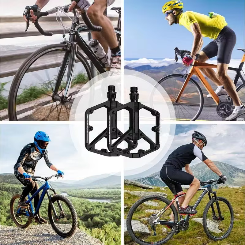 1 paire de pédales de vélo en aluminium